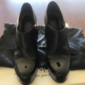 YSL platform booties